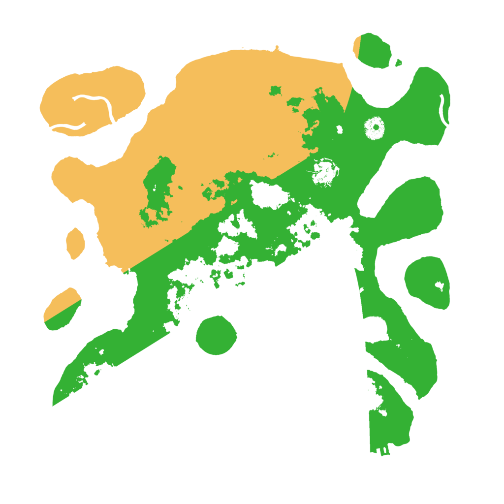 Biome Rust Map: Procedural Map, Size: 3500, Seed: 4255235