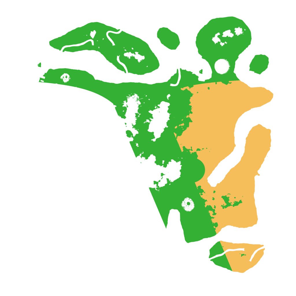 Biome Rust Map: Procedural Map, Size: 3500, Seed: 289024