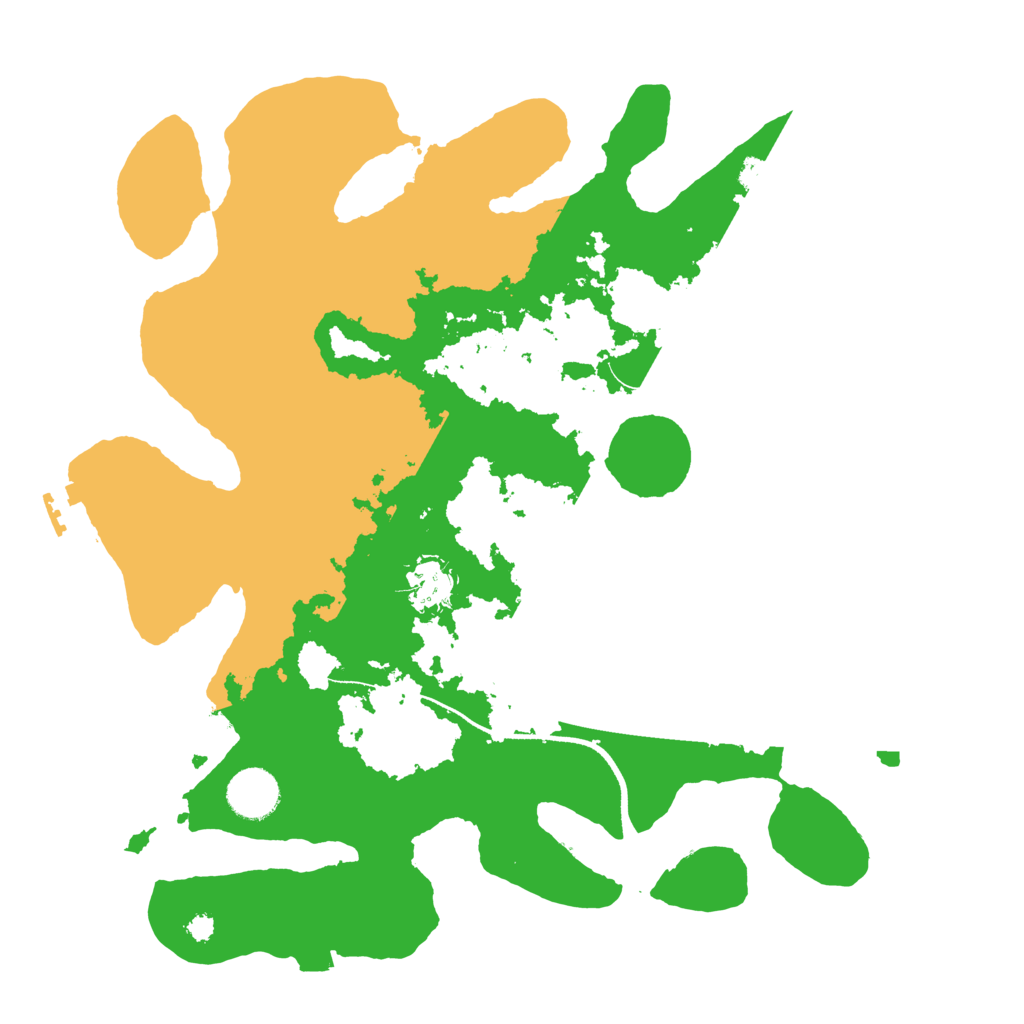 Biome Rust Map: Procedural Map, Size: 3500, Seed: 2767685