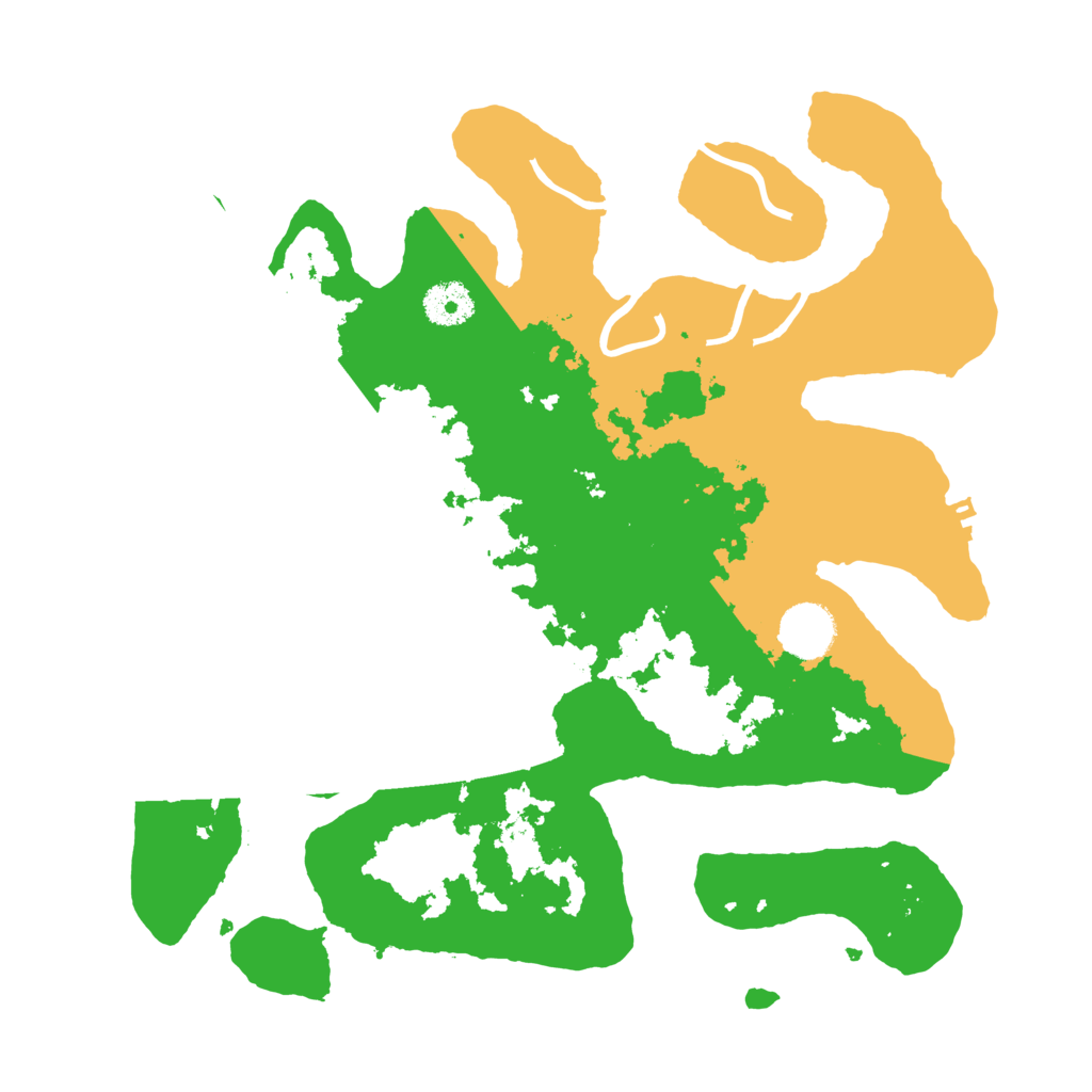 Biome Rust Map: Procedural Map, Size: 3500, Seed: 846747