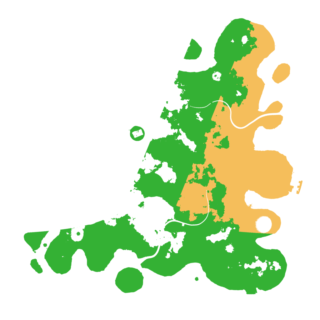 Biome Rust Map: Procedural Map, Size: 3500, Seed: 4537533