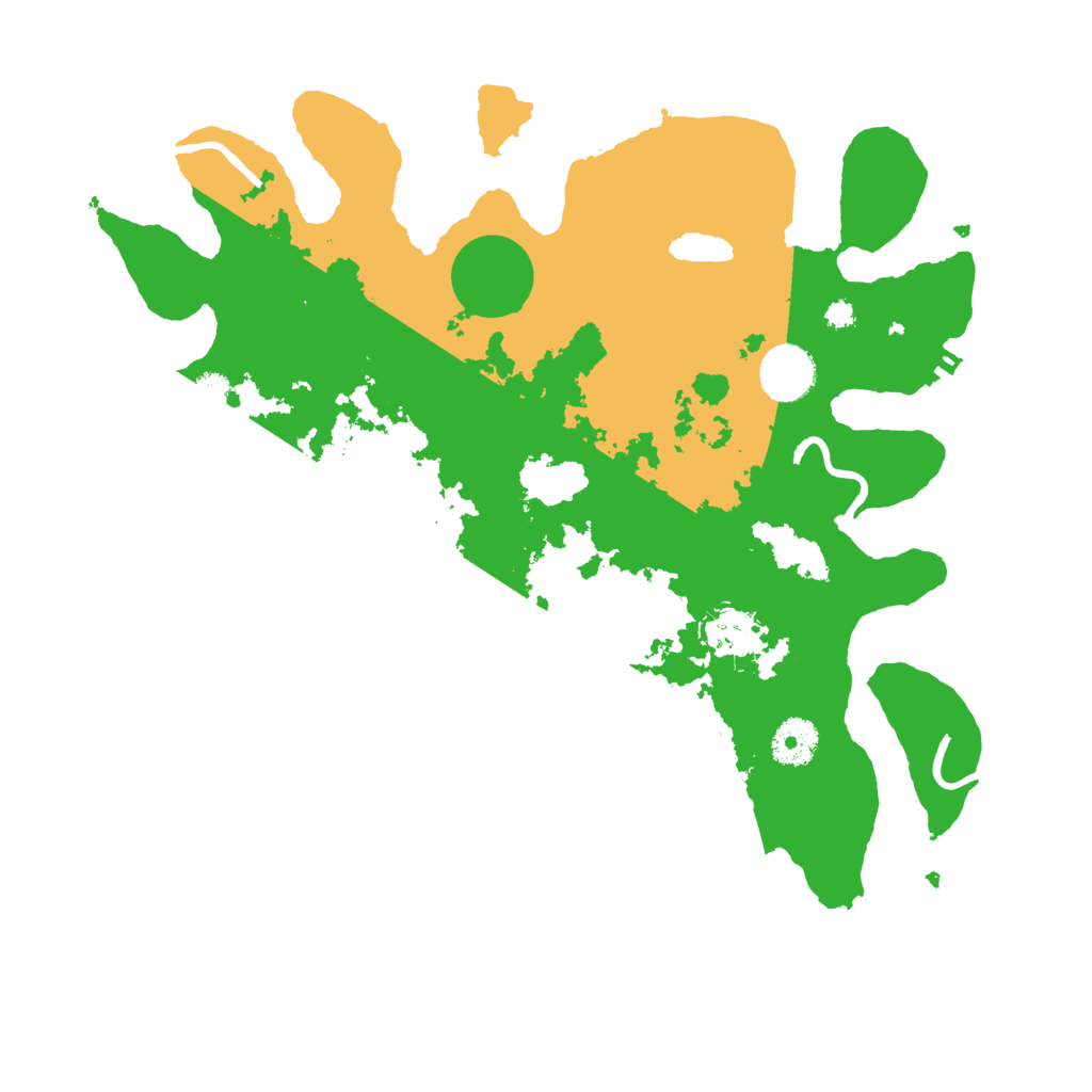 Biome Rust Map: Procedural Map, Size: 3500, Seed: 6255910