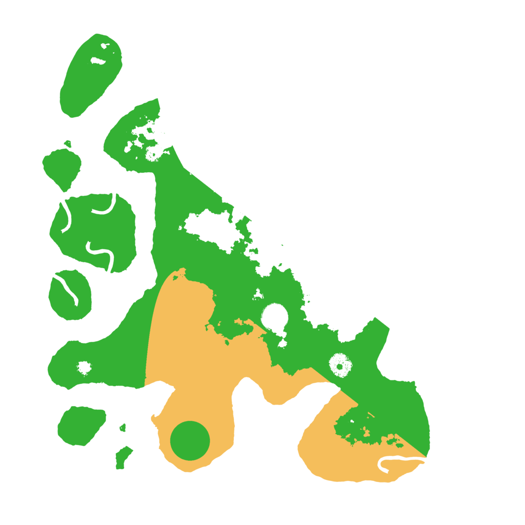 Biome Rust Map: Procedural Map, Size: 3500, Seed: 1506626