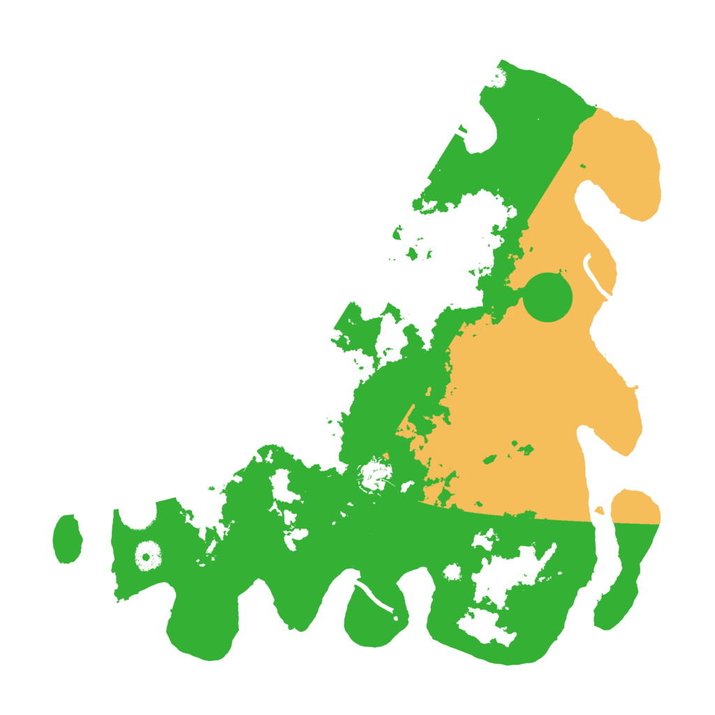 Biome Rust Map: Procedural Map, Size: 3800, Seed: 5236566