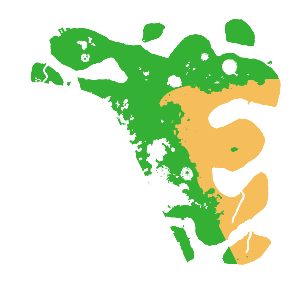 Biome Rust Map: Procedural Map, Size: 3500, Seed: 6390141