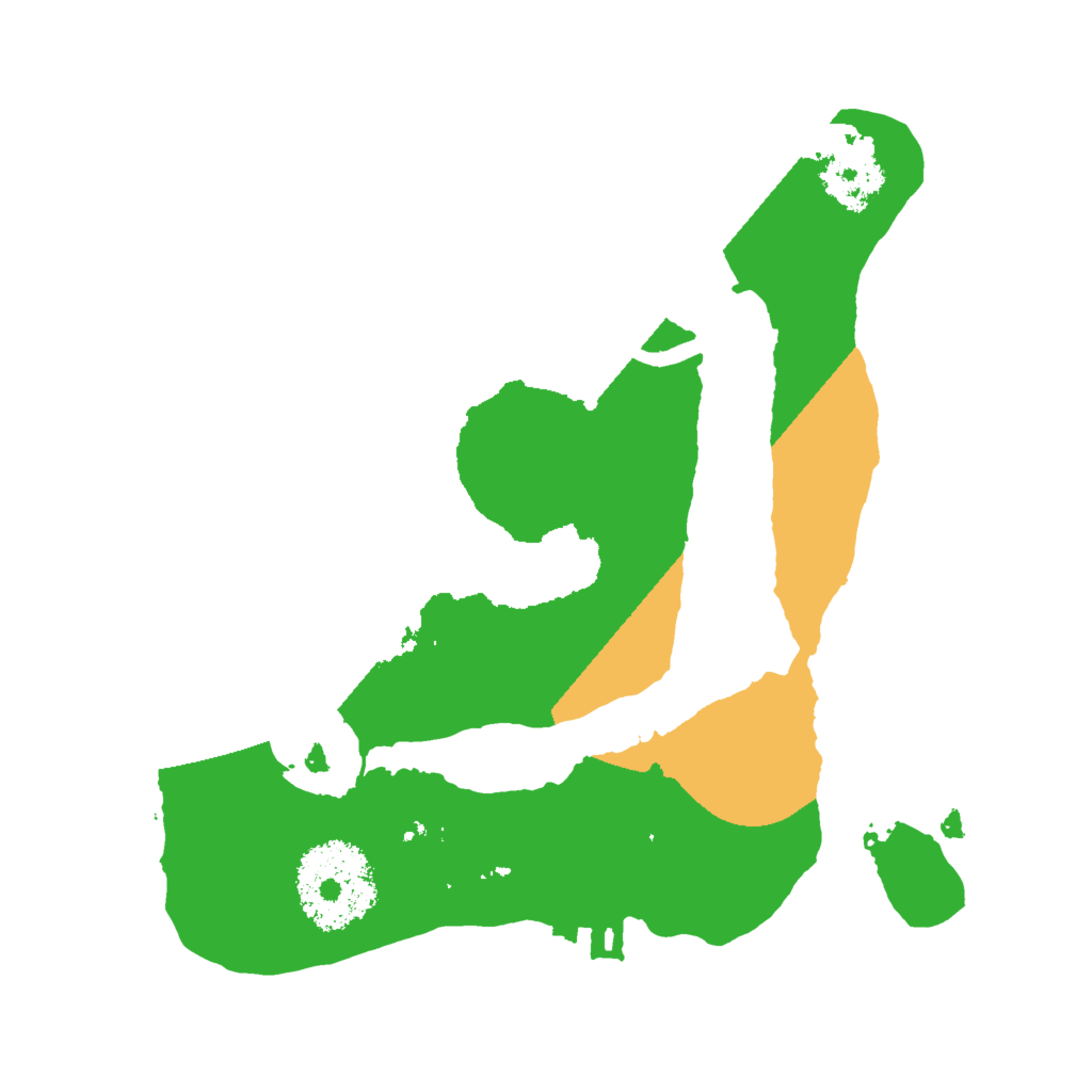 Biome Rust Map: Procedural Map, Size: 2000, Seed: 1384454