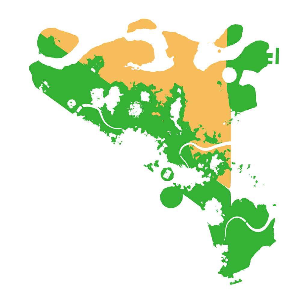 Biome Rust Map: Procedural Map, Size: 3800, Seed: 4277586