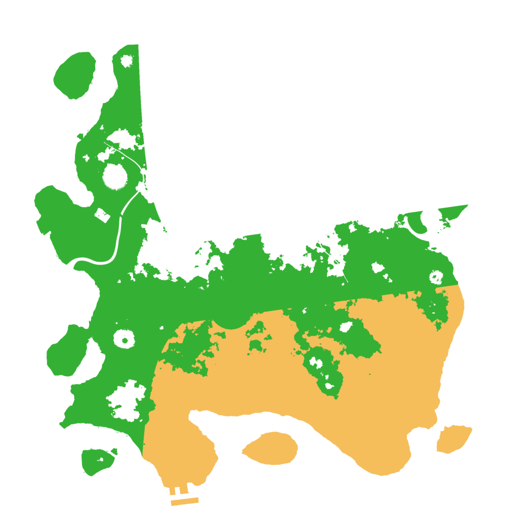 Biome Rust Map: Procedural Map, Size: 3800, Seed: 282315