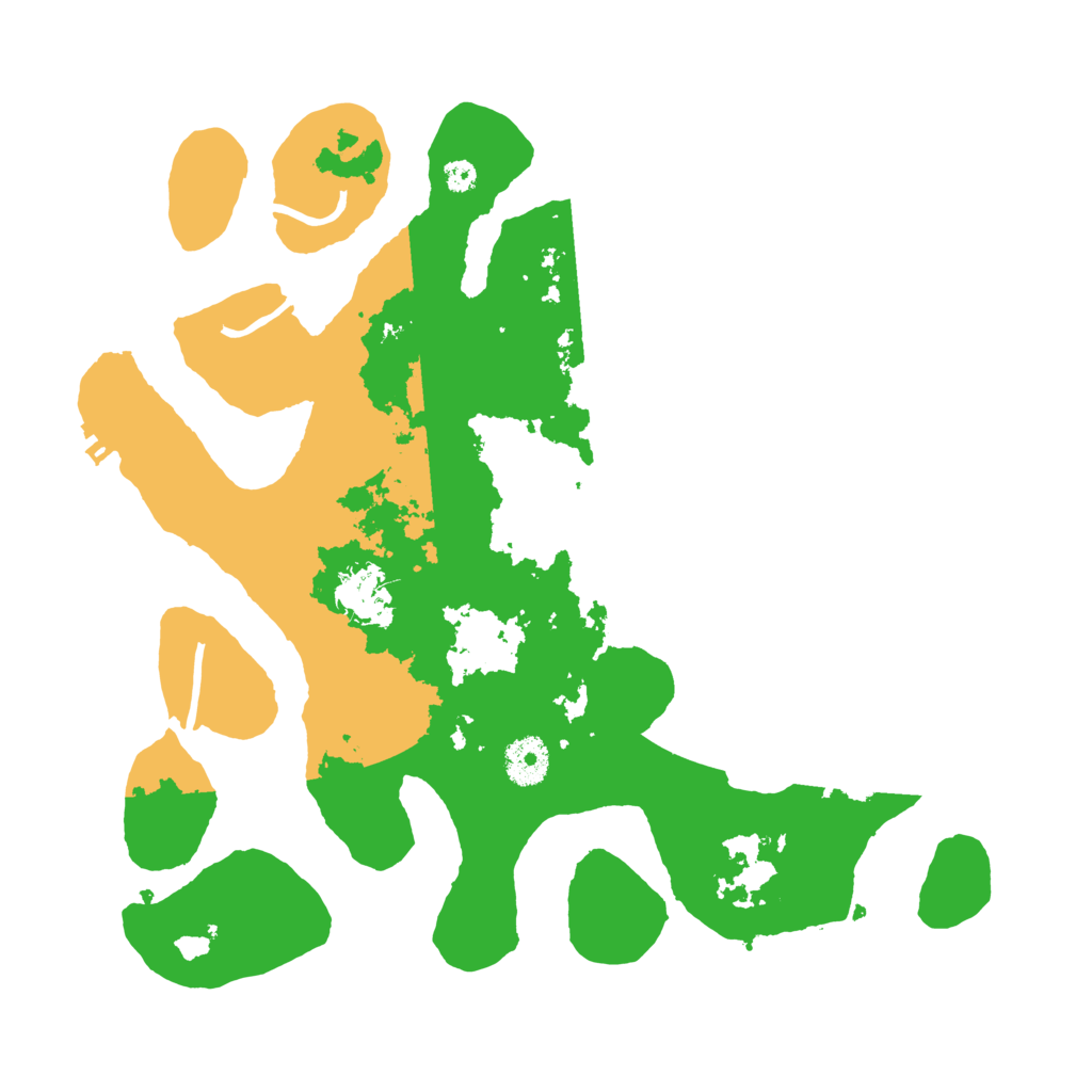 Biome Rust Map: Procedural Map, Size: 3500, Seed: 3464364