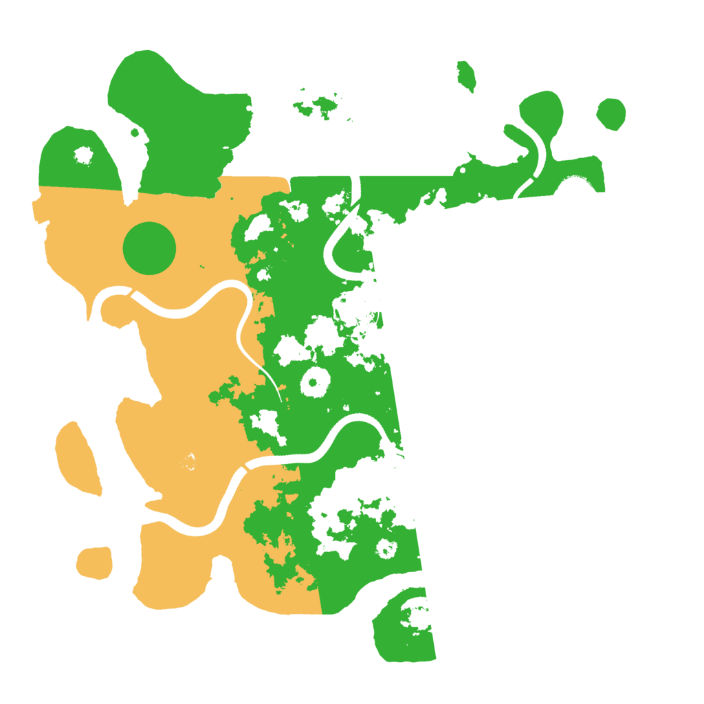 Biome Rust Map: Procedural Map, Size: 3500, Seed: 3222850