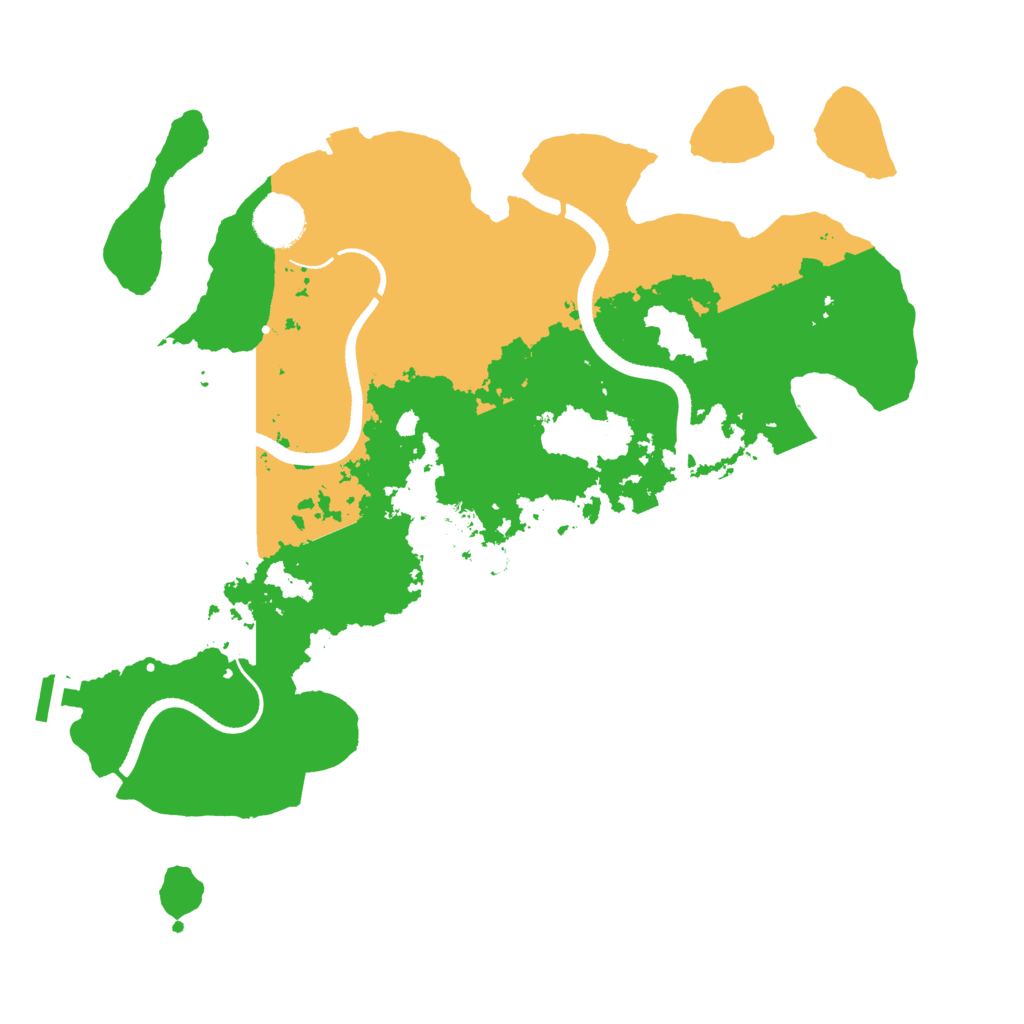 Biome Rust Map: Procedural Map, Size: 3500, Seed: 2989534