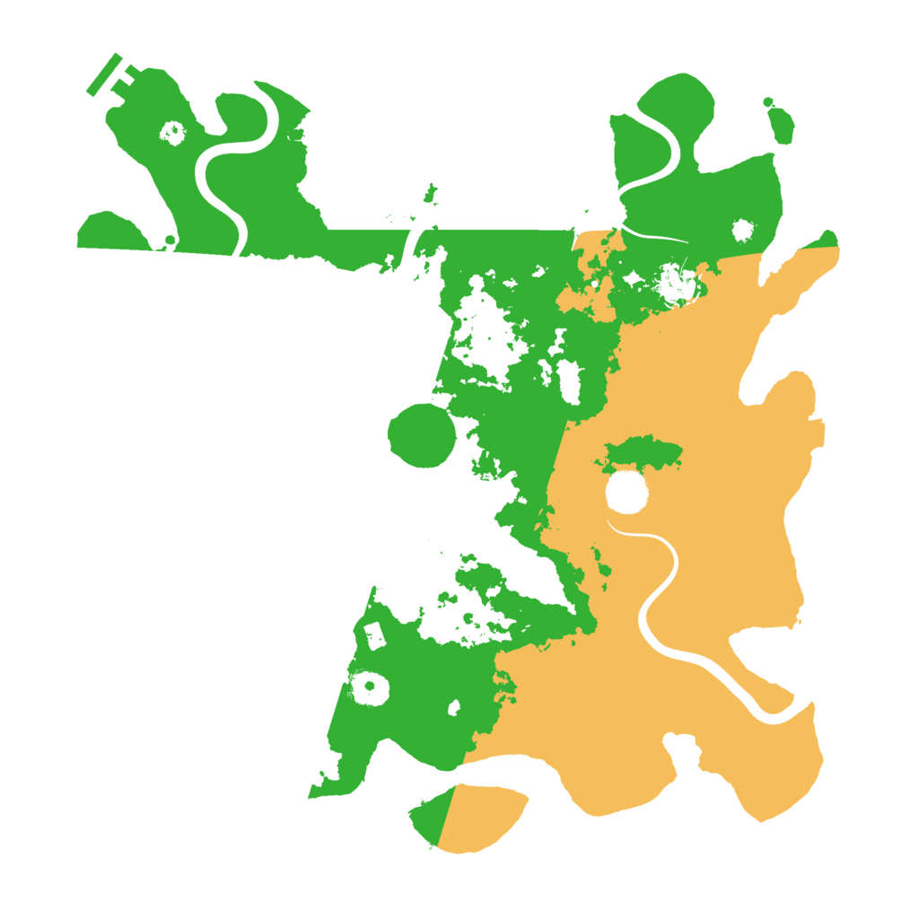 Biome Rust Map: Procedural Map, Size: 3800, Seed: 2865347