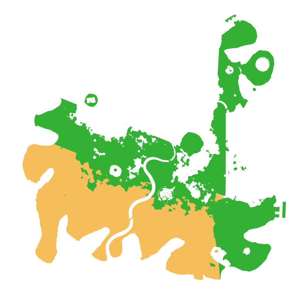 Biome Rust Map: Procedural Map, Size: 3800, Seed: 3103842