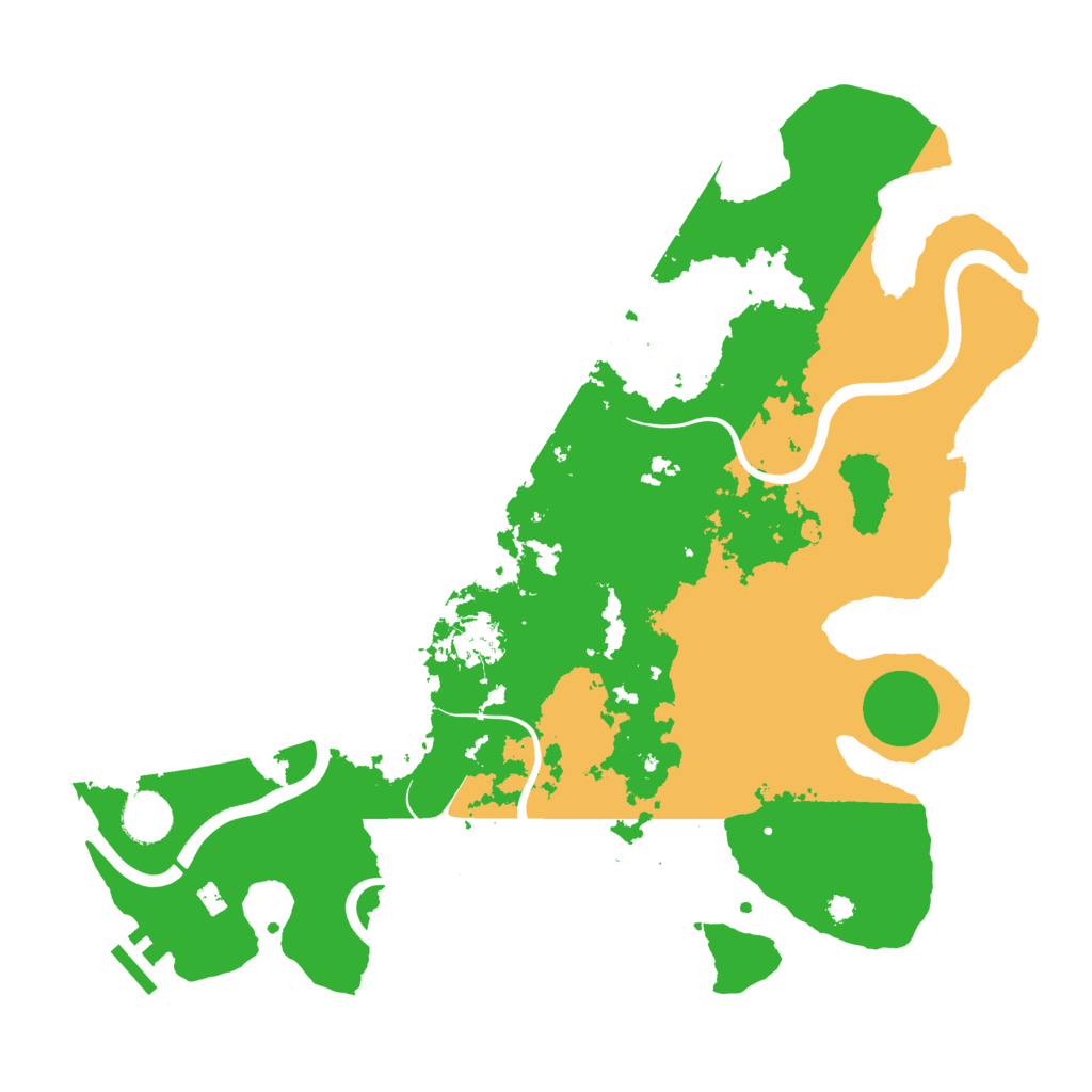 Biome Rust Map: Procedural Map, Size: 3800, Seed: 2900772