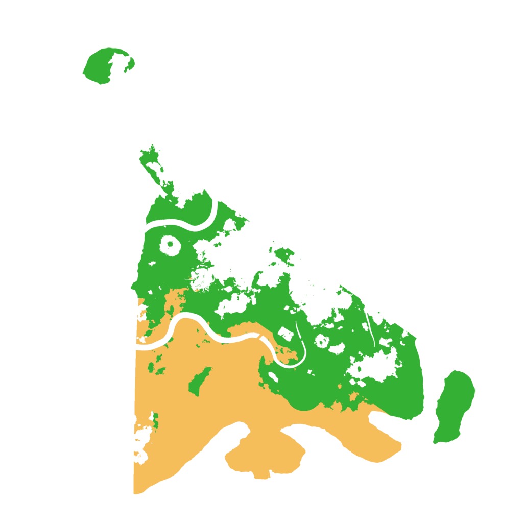 Biome Rust Map: Procedural Map, Size: 3800, Seed: 5170826