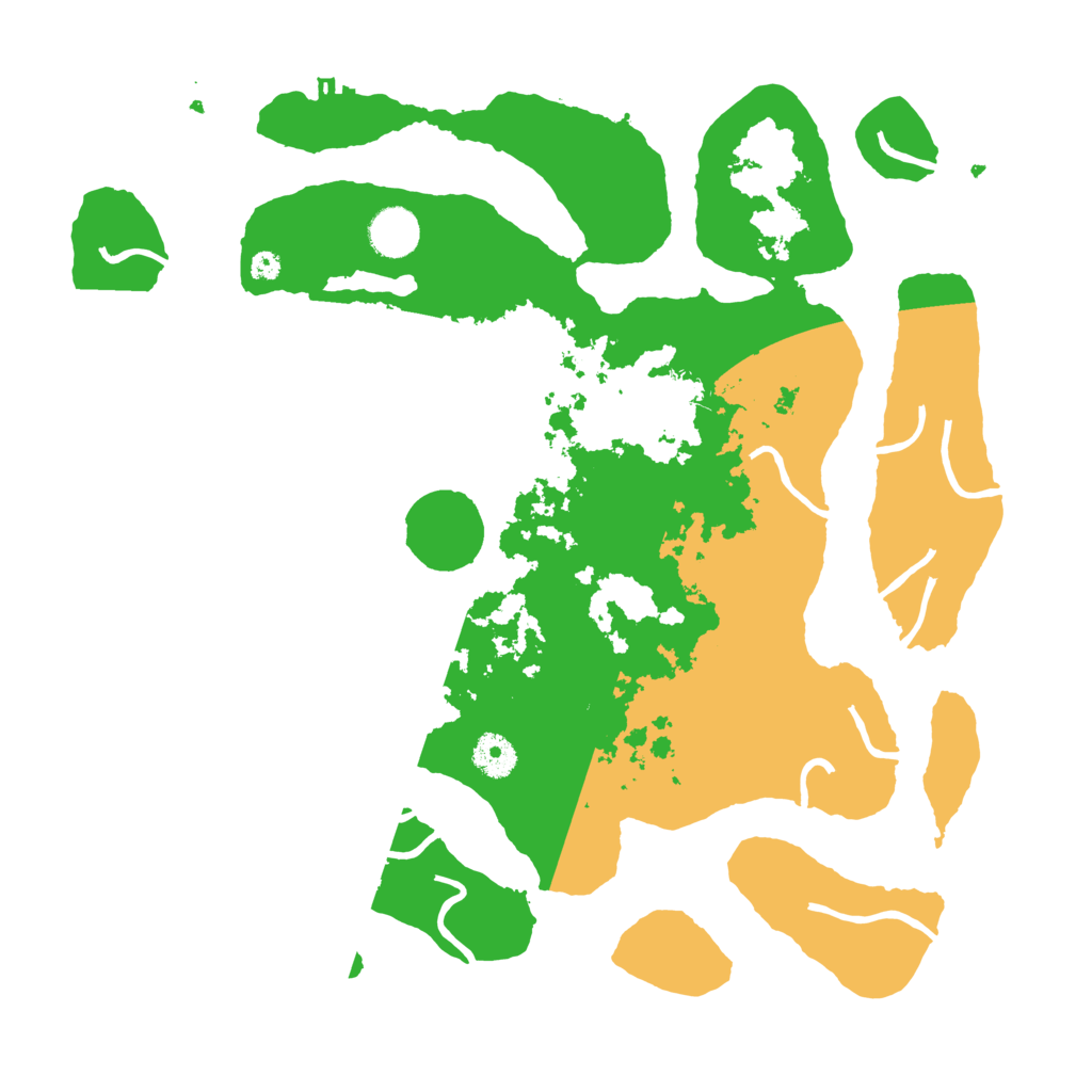 Biome Rust Map: Procedural Map, Size: 3800, Seed: 6011440