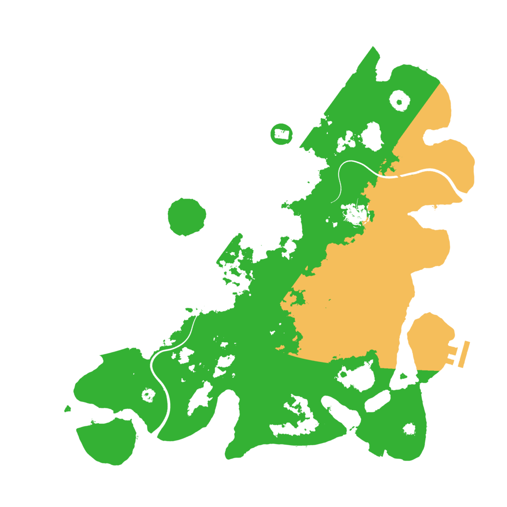 Biome Rust Map: Procedural Map, Size: 3800, Seed: 1221200