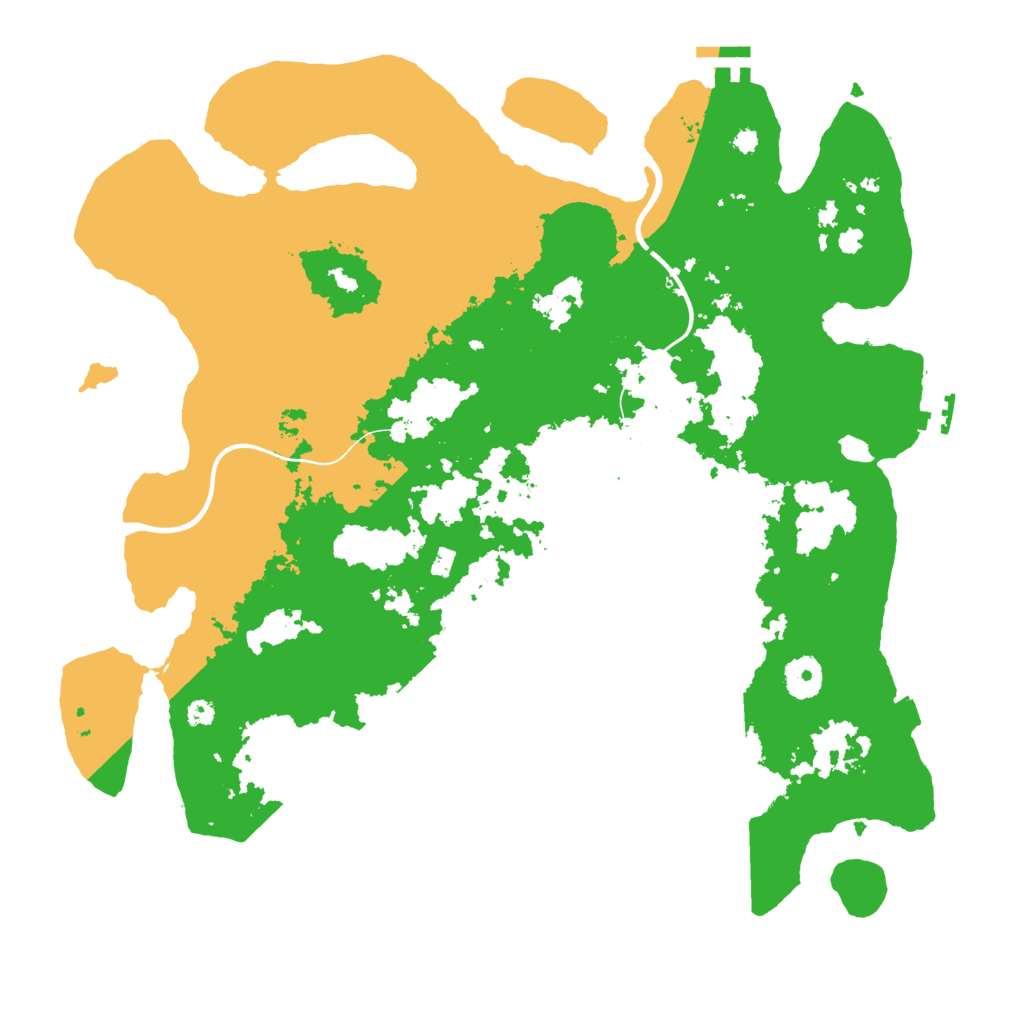 Biome Rust Map: Procedural Map, Size: 3800, Seed: 2308955