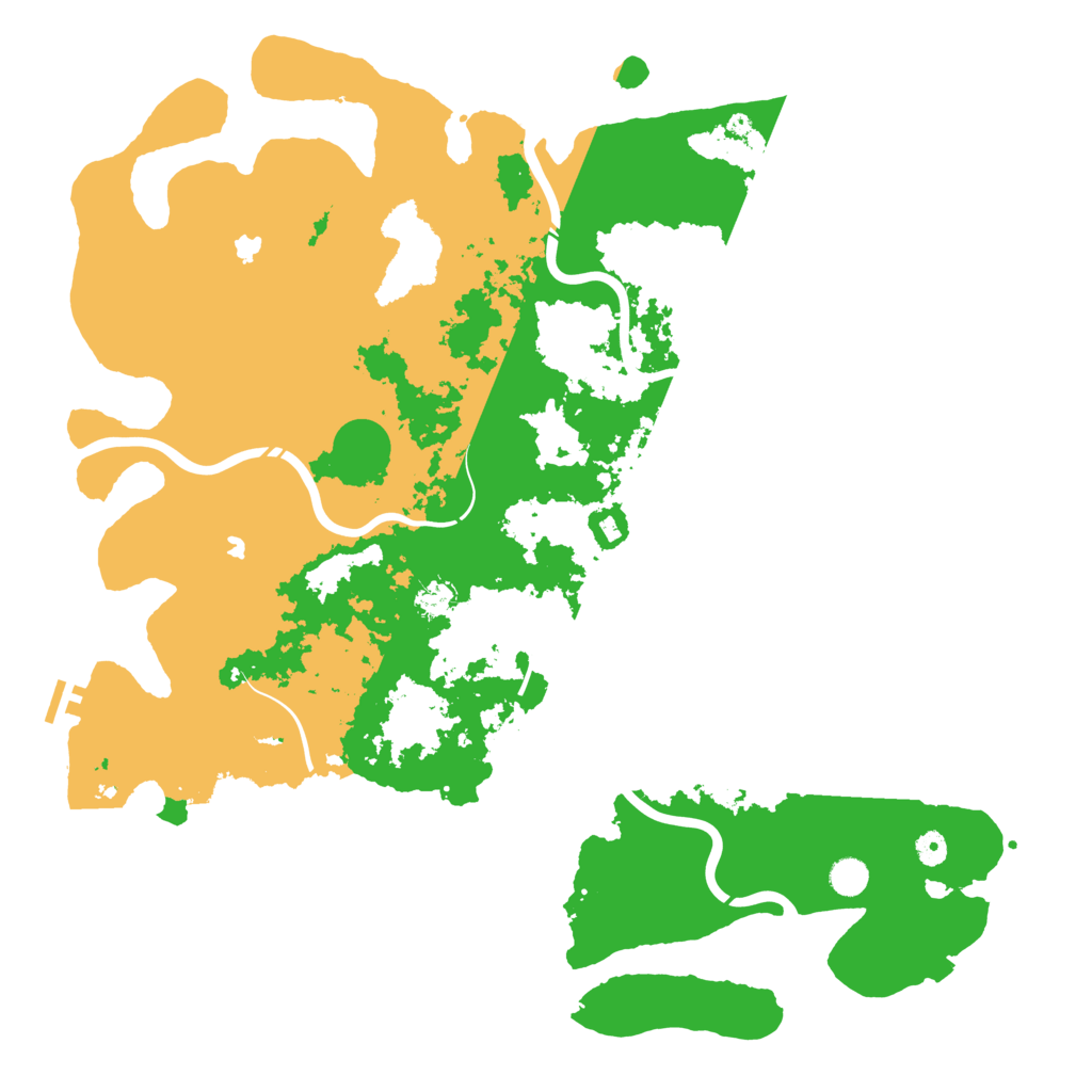 Biome Rust Map: Procedural Map, Size: 5000, Seed: 66901