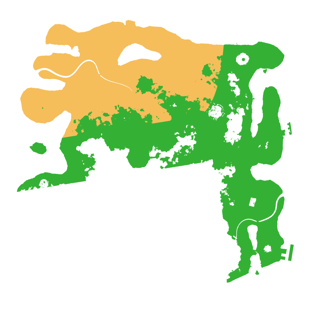 Biome Rust Map: Procedural Map, Size: 3800, Seed: 4708351