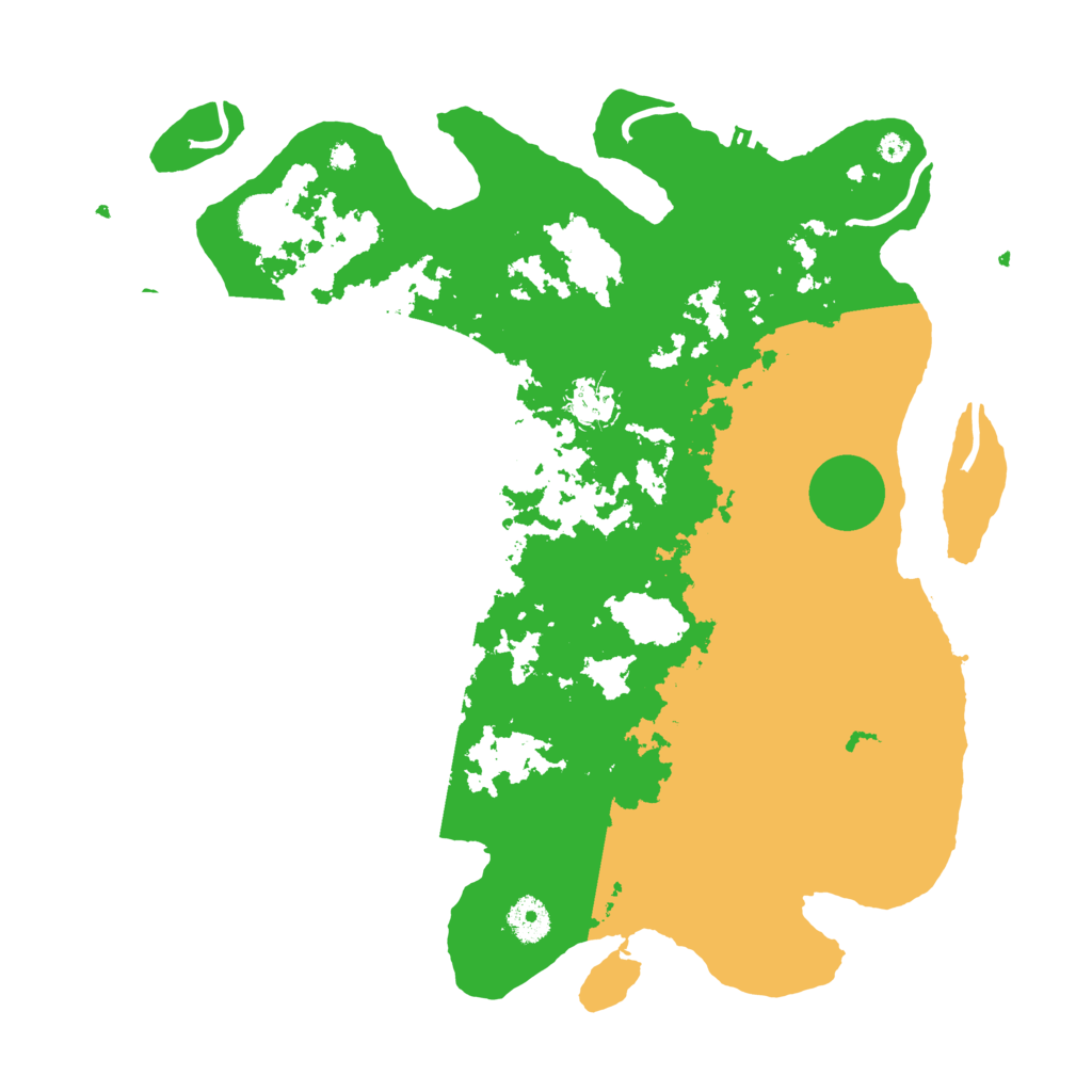 Biome Rust Map: Procedural Map, Size: 3800, Seed: 6179962