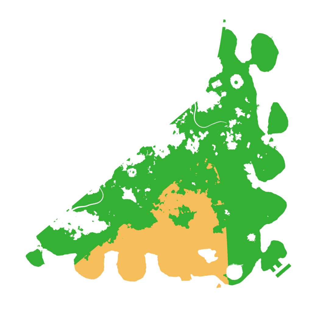 Biome Rust Map: Procedural Map, Size: 3500, Seed: 2449025
