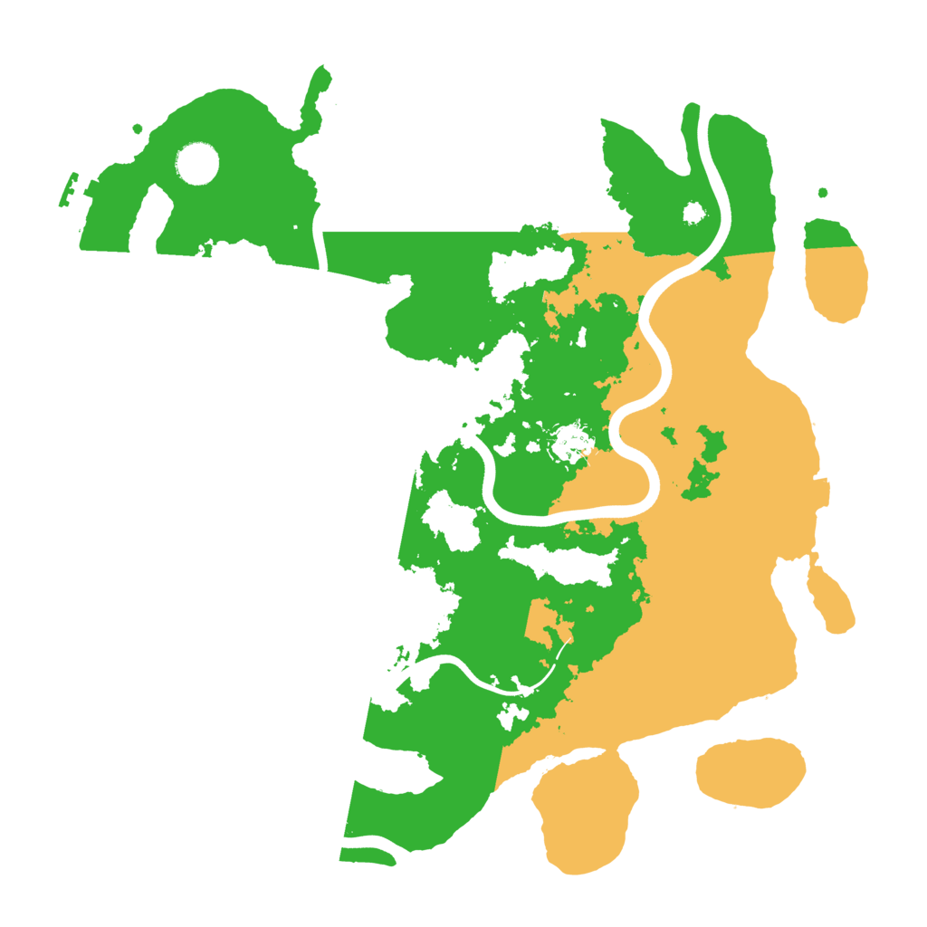 Biome Rust Map: Procedural Map, Size: 3800, Seed: 4269975