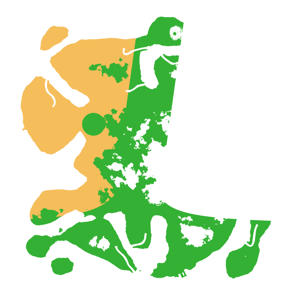 Biome Rust Map: Procedural Map, Size: 3500, Seed: 4349946
