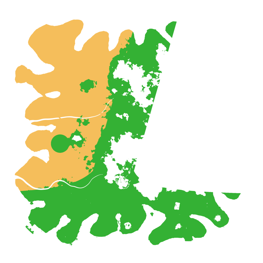 Biome Rust Map: Procedural Map, Size: 3800, Seed: 2411718