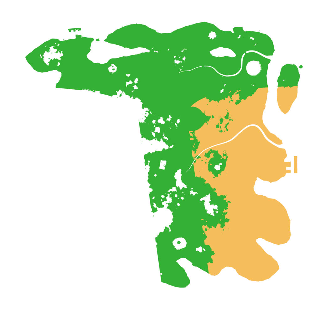 Biome Rust Map: Procedural Map, Size: 3800, Seed: 3114328