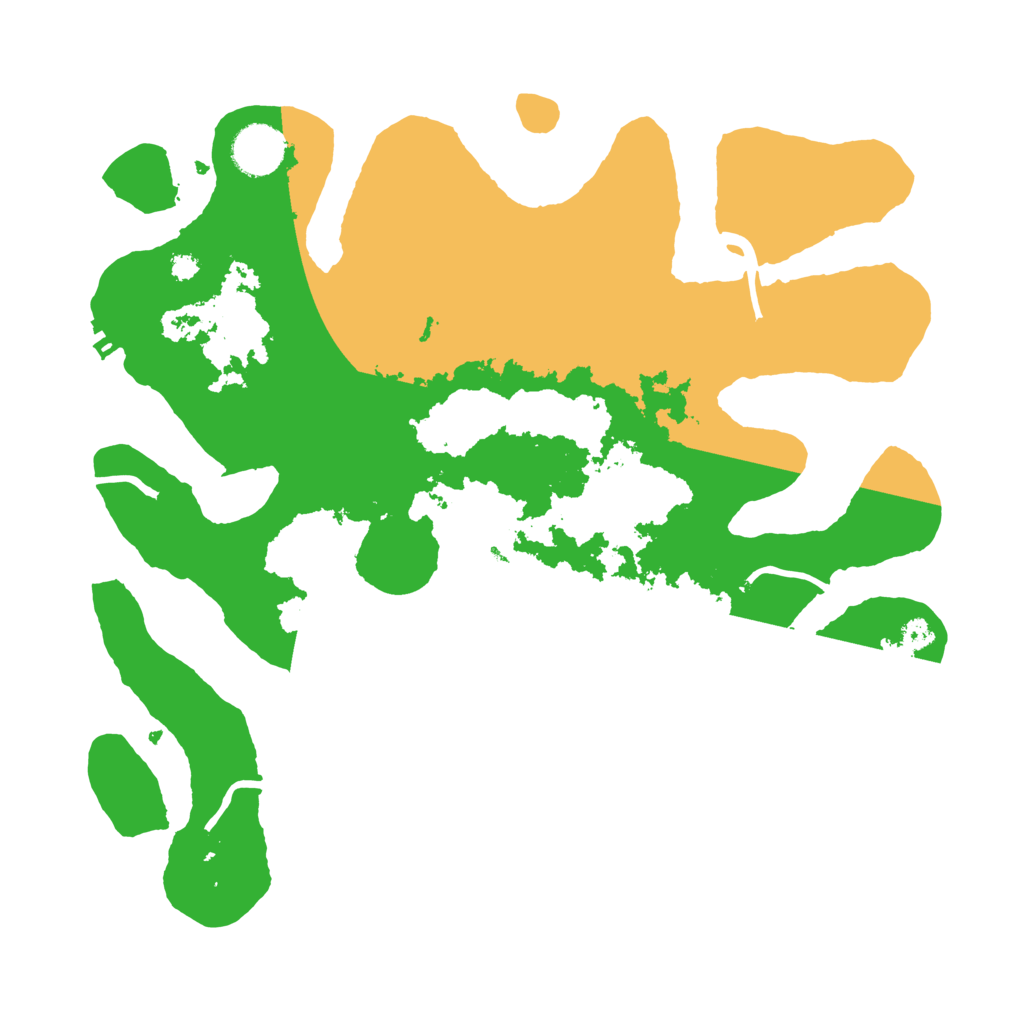 Biome Rust Map: Procedural Map, Size: 3500, Seed: 2058481