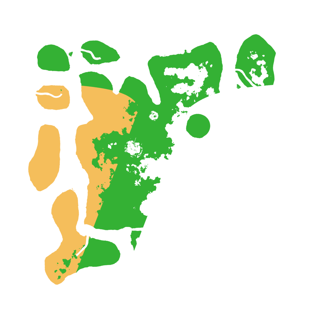 Biome Rust Map: Procedural Map, Size: 3500, Seed: 3830038