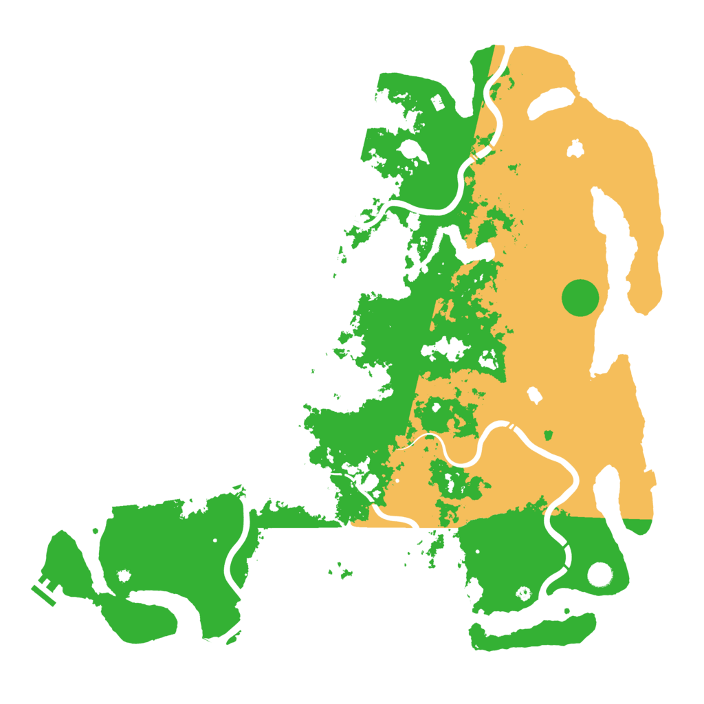 Biome Rust Map: Procedural Map, Size: 5000, Seed: 1403664284