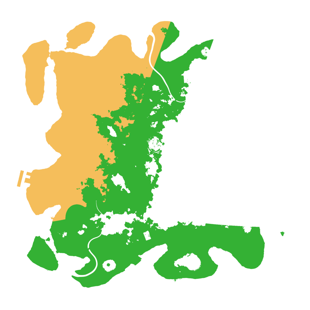 Biome Rust Map: Procedural Map, Size: 3800, Seed: 5809966