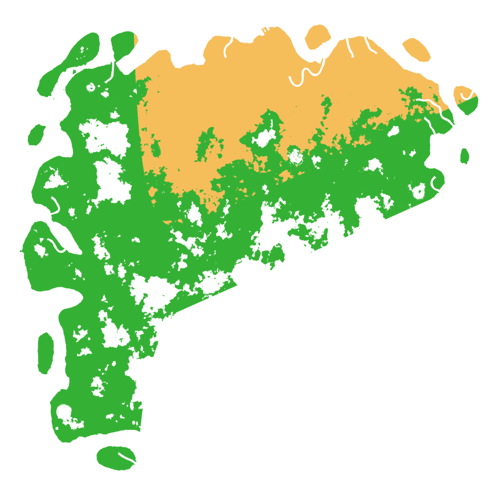 Biome Rust Map: Procedural Map, Size: 6000, Seed: 1574444154