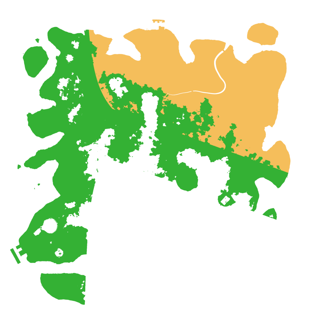 Biome Rust Map: Procedural Map, Size: 3950, Seed: 1181013101