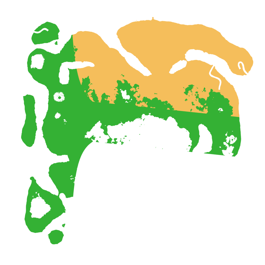 Biome Rust Map: Procedural Map, Size: 3800, Seed: 123134
