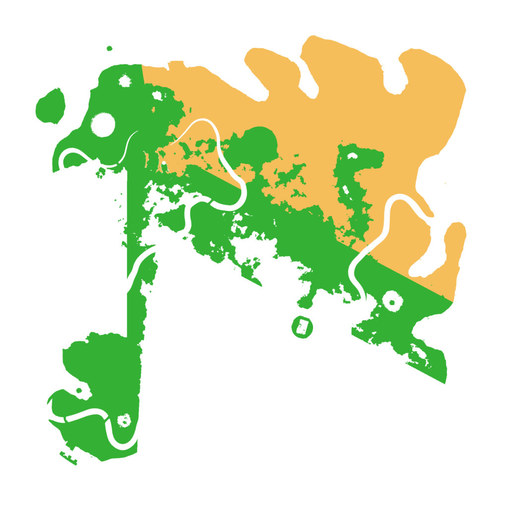 Biome Rust Map: Procedural Map, Size: 3800, Seed: 4341939