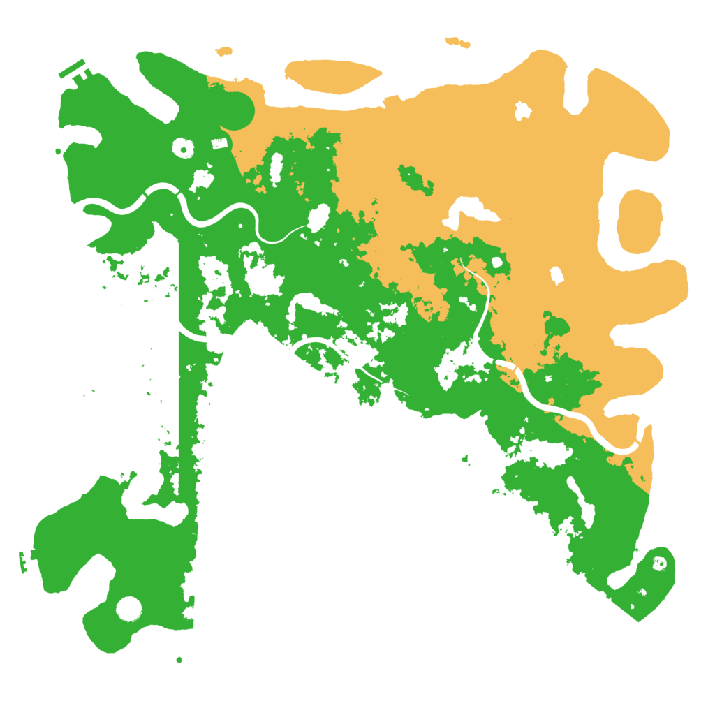 Biome Rust Map: Procedural Map, Size: 5000, Seed: 419