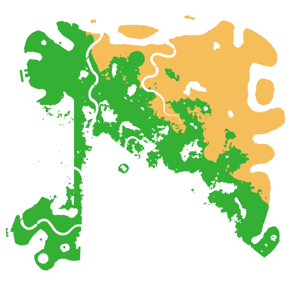 Biome Rust Map: Procedural Map, Size: 5000, Seed: 419