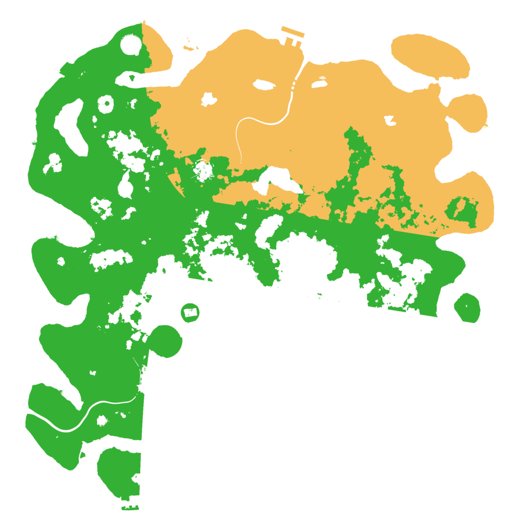 Biome Rust Map: Procedural Map, Size: 4500, Seed: 1627161712