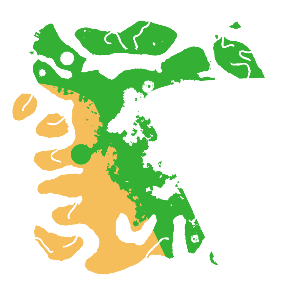 Biome Rust Map: Procedural Map, Size: 3800, Seed: 4785166