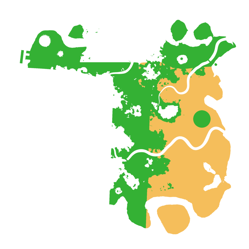 Biome Rust Map: Procedural Map, Size: 3800, Seed: 2768018