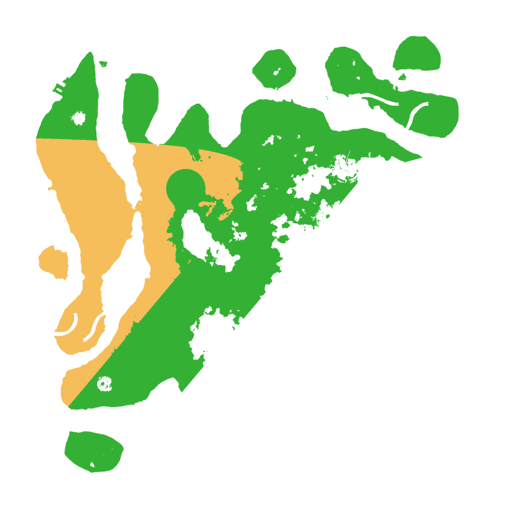 Biome Rust Map: Procedural Map, Size: 3500, Seed: 5729327