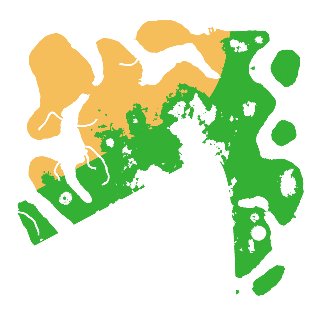 Biome Rust Map: Procedural Map, Size: 3800, Seed: 5148253