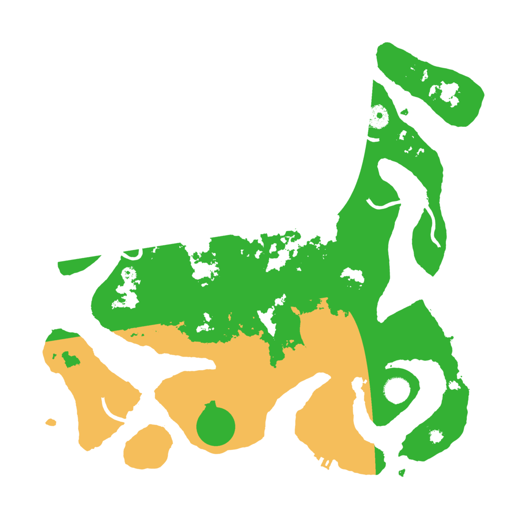 Biome Rust Map: Procedural Map, Size: 3500, Seed: 1891815810