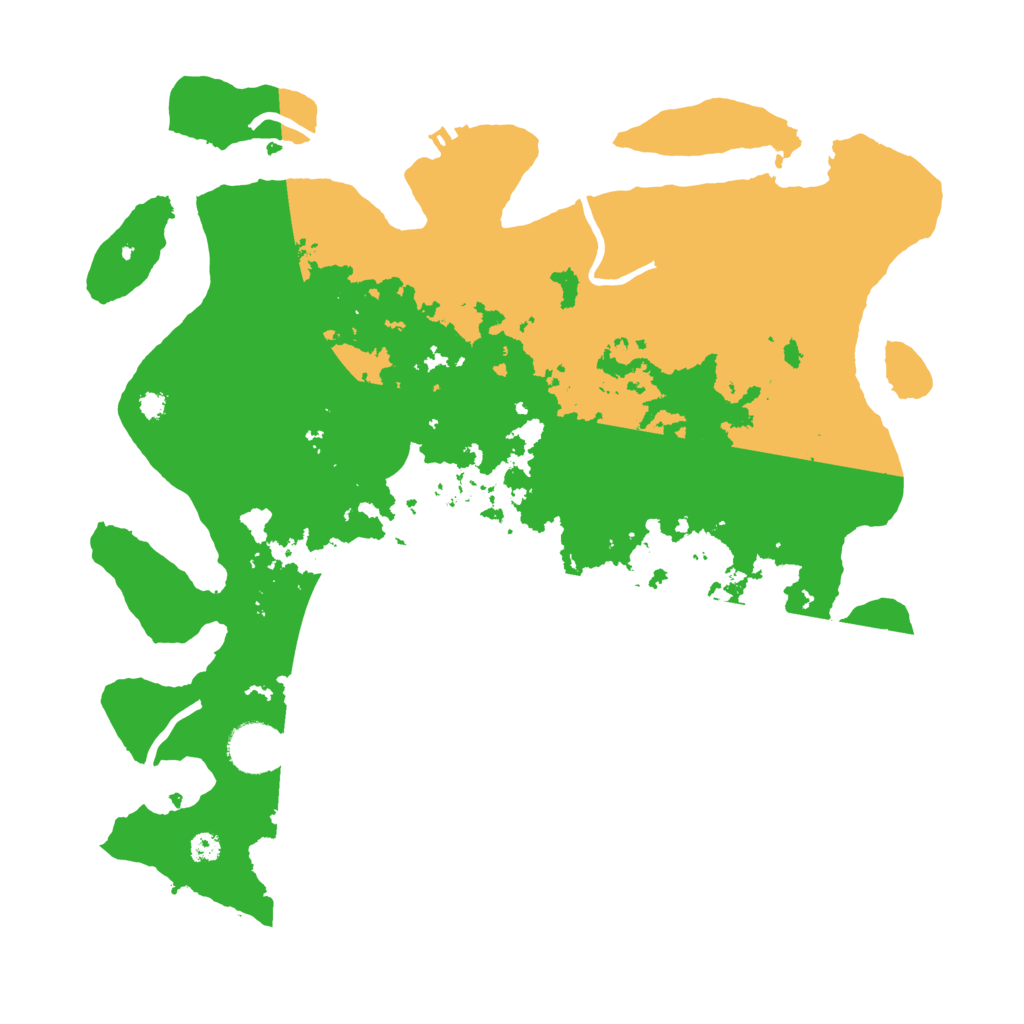 Biome Rust Map: Procedural Map, Size: 3500, Seed: 3505144