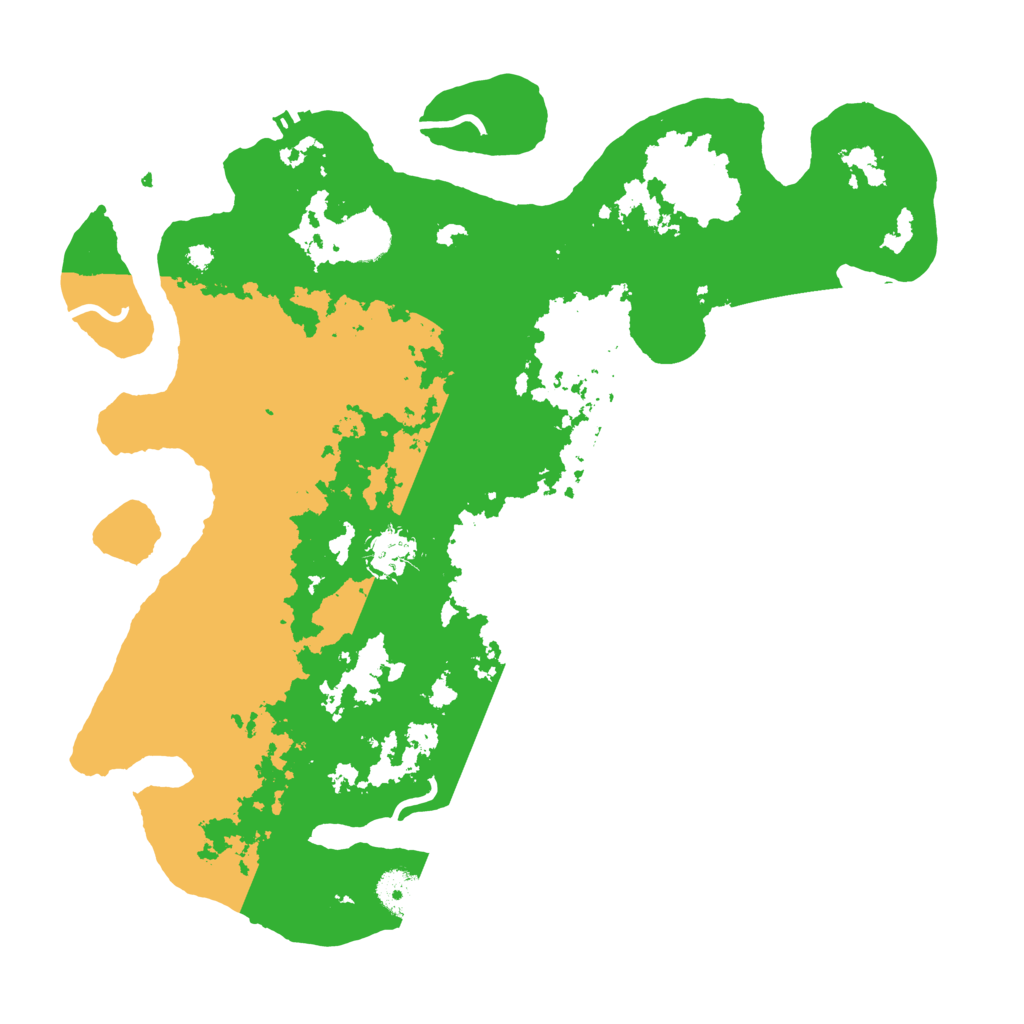 Biome Rust Map: Procedural Map, Size: 3700, Seed: 2566104