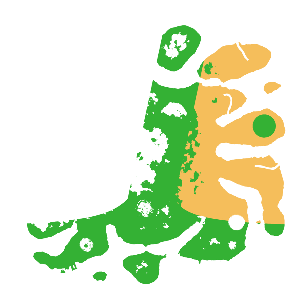 Biome Rust Map: Procedural Map, Size: 3500, Seed: 3570831