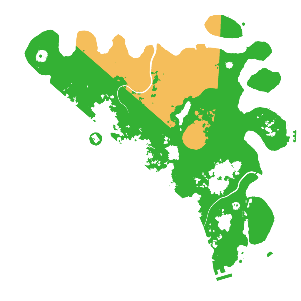 Biome Rust Map: Procedural Map, Size: 3800, Seed: 1269681